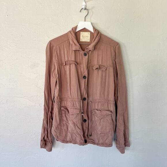 Altar'd State Dusty Rose Utility Jacket Large - Picture 1 of 4